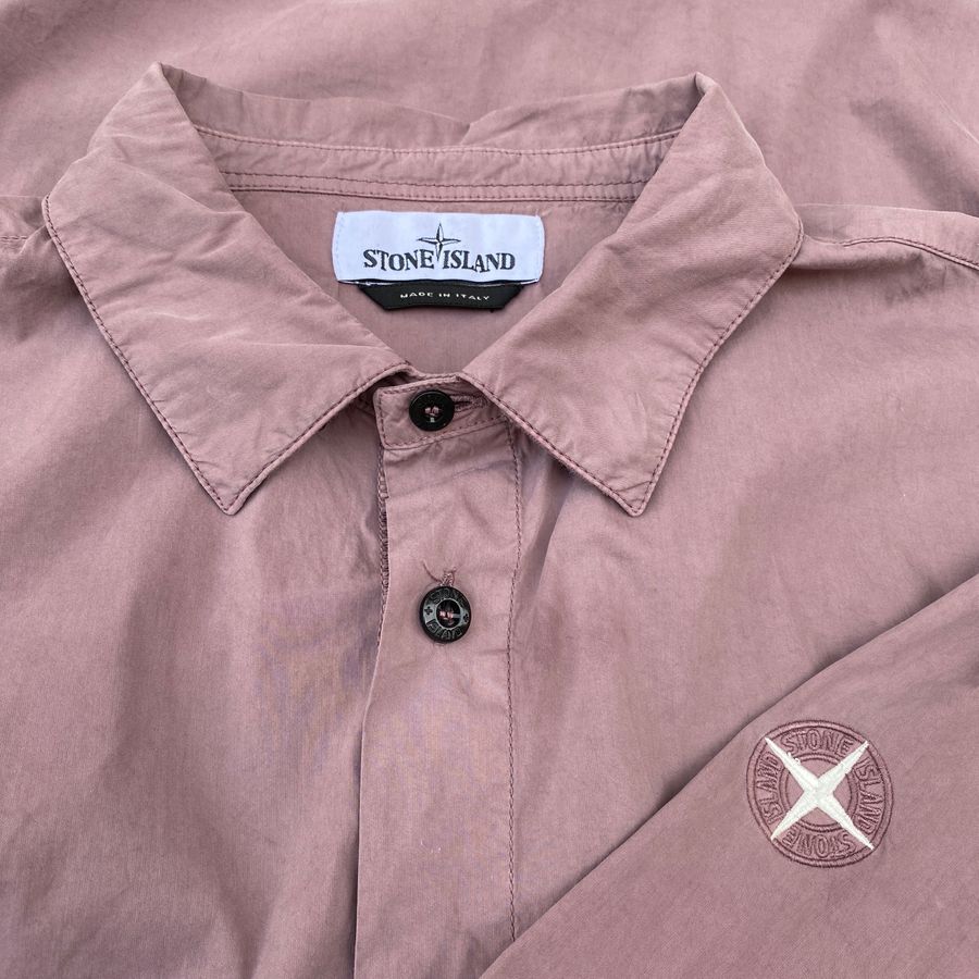 stone island aw 2018 2019 longsleeve embroidered compass shirt