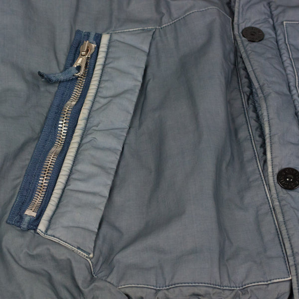 Stone Island AW 2010 Mussola Gommata Hooded Bomber Jacket - XL/XXL