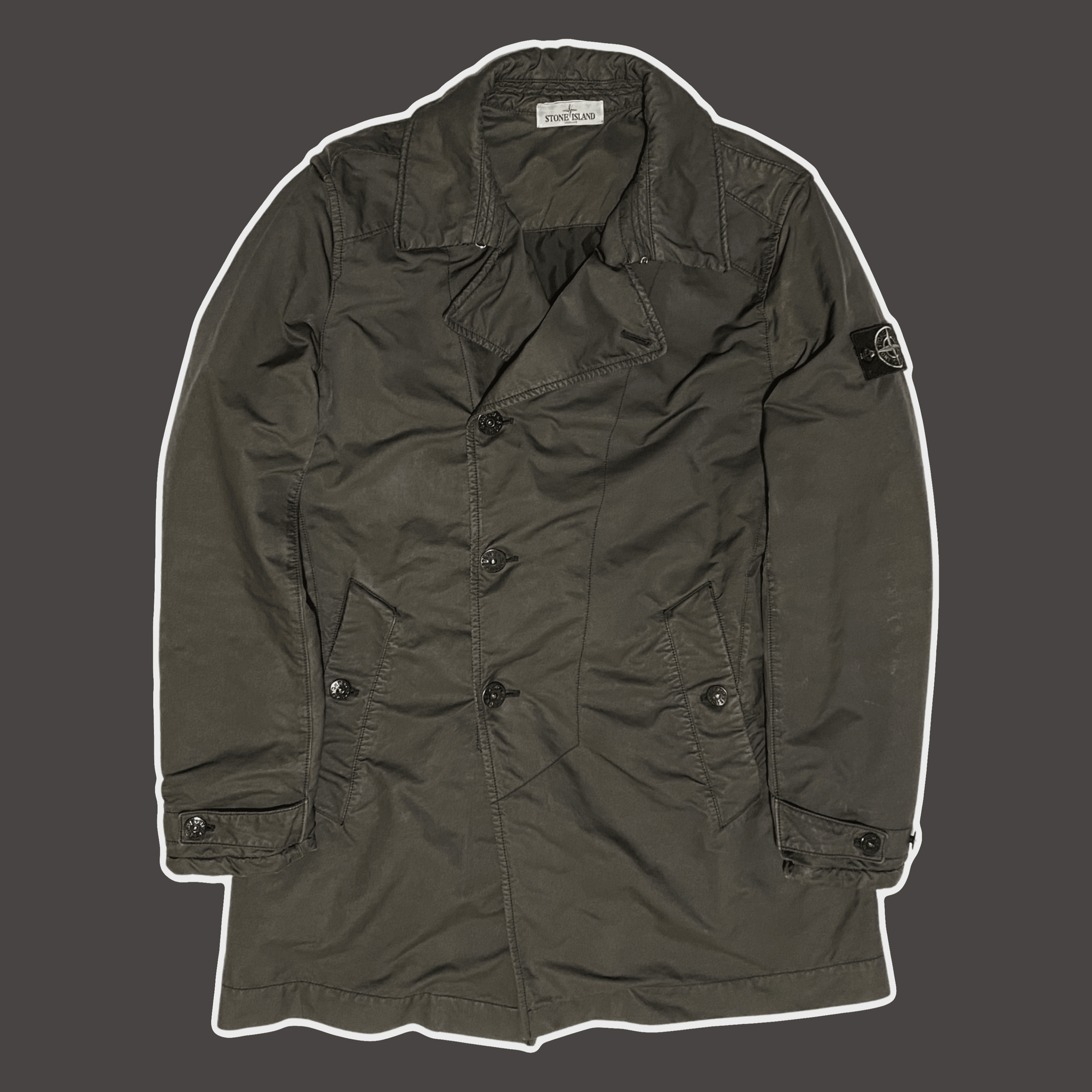 Stone Island AW '16/'17 David-TC Trench Coat (L)