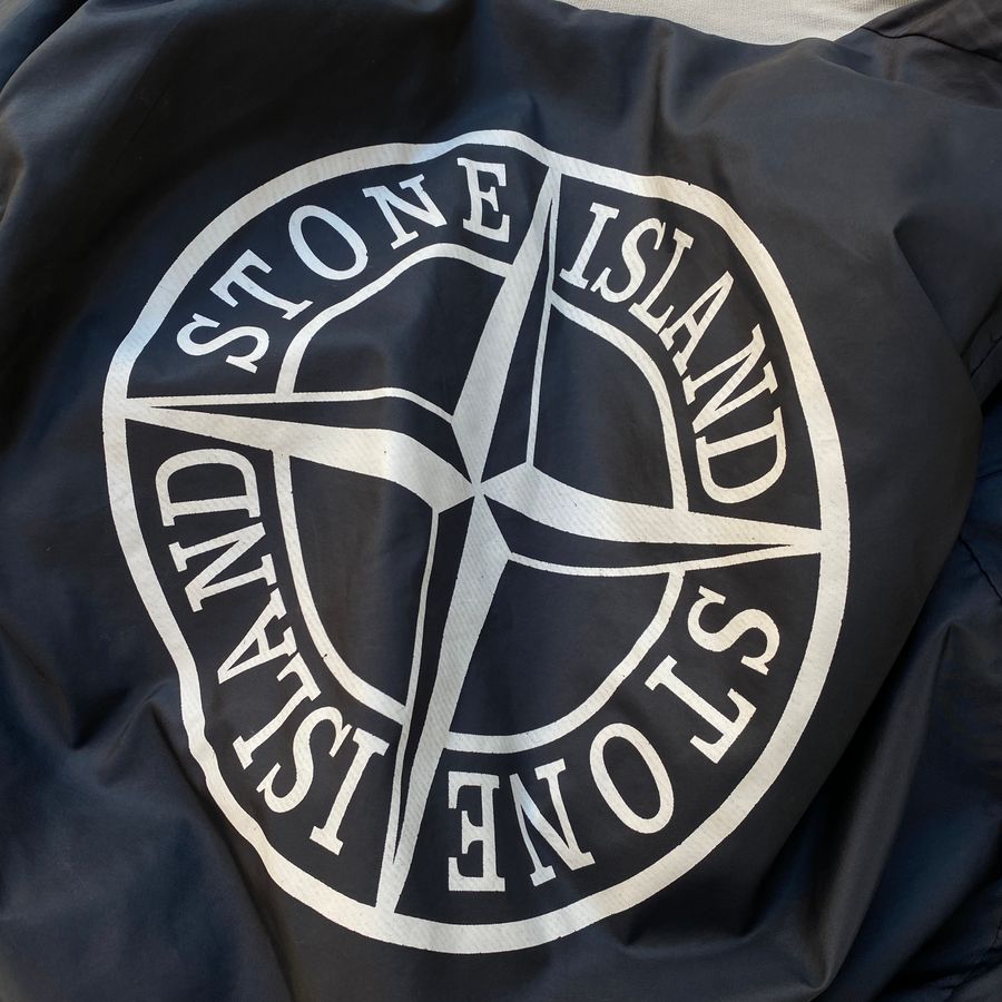 stone island logo sweater