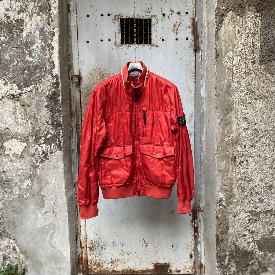 stone island 2013 micro ripstop 7 den tyvek bomber jacket