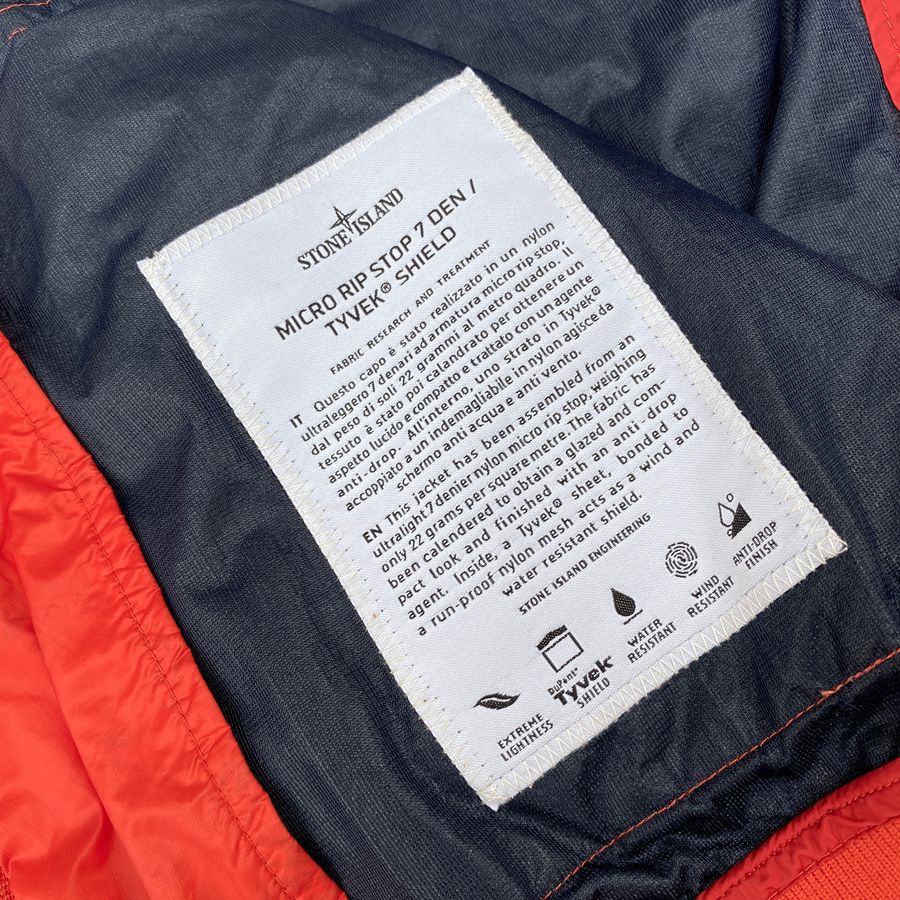 stone island 2013 micro ripstop 7 den tyvek label