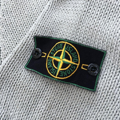 stone island green edged badge
