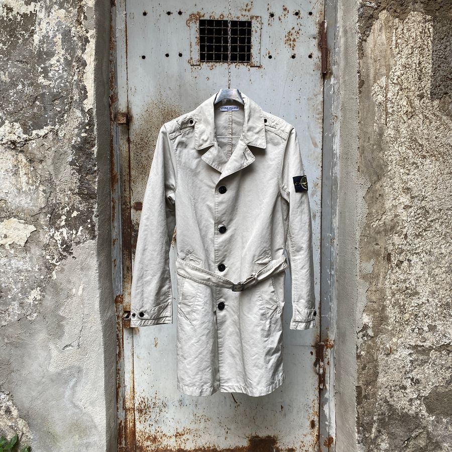 stone island trench coat david 2009