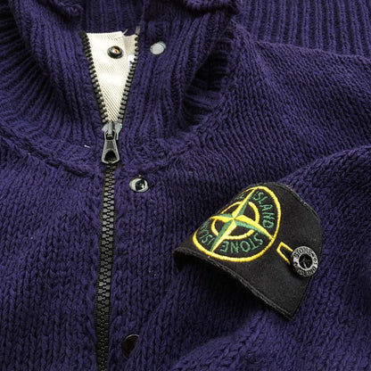 stone island badge on knit sweater from 2010