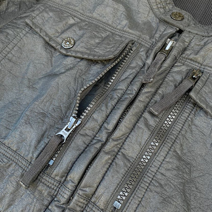 Stone Island SS '11 Laminated Webbing Biker Jacket (XS/S)