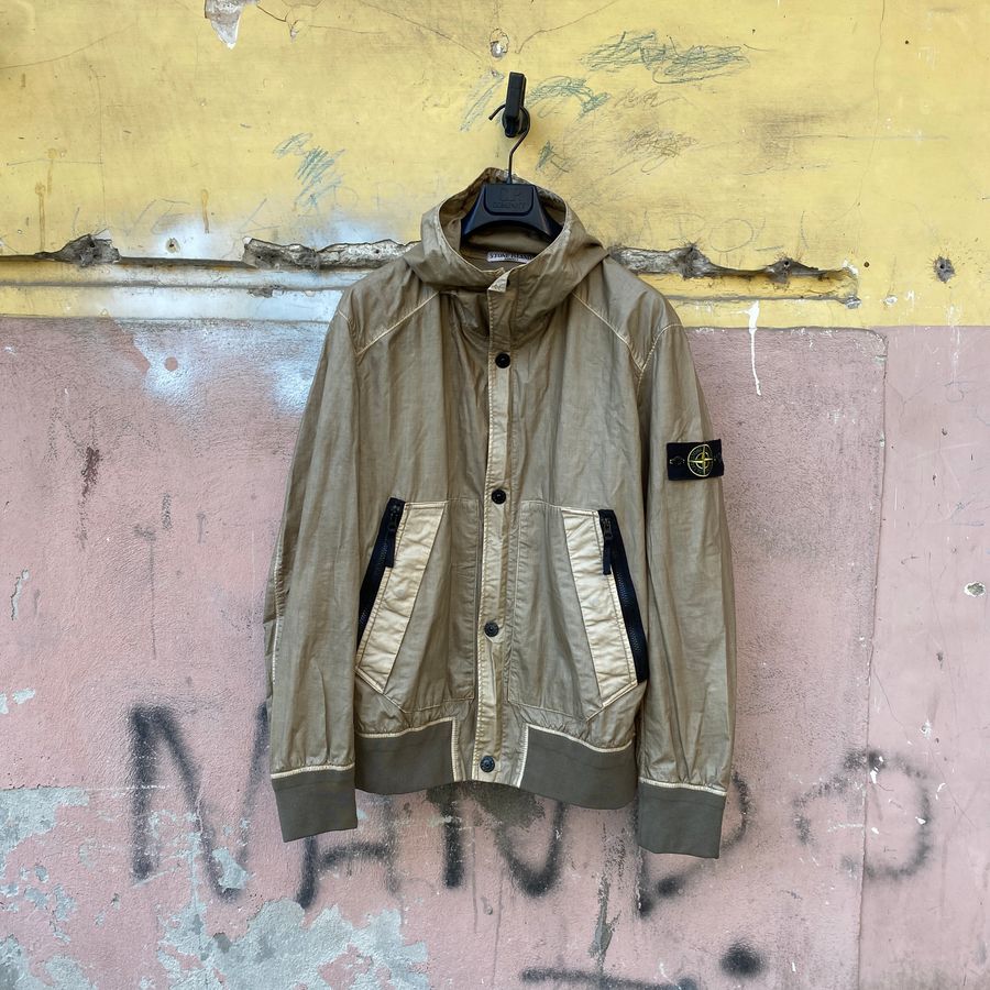 stone island mussola gommata bomber jacket from 2011