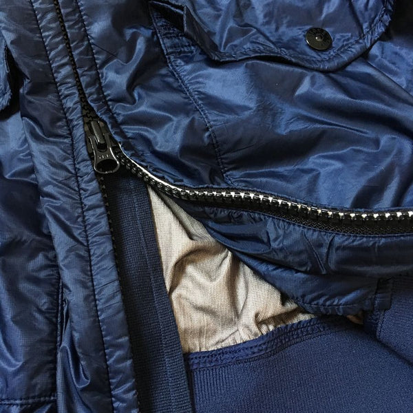 Stone Island SS 2012 Micro Rip Stop 7 Den / Tyvek® Shield Bomber Jacket (S/M)