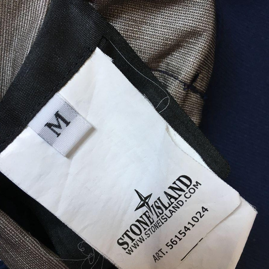 Stone Island SS 2012 Micro Rip Stop 7 Den / Tyvek® Shield Bomber Jacket (S/M)