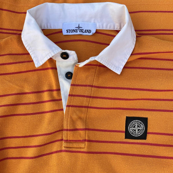 stone island polo shirt compass badge