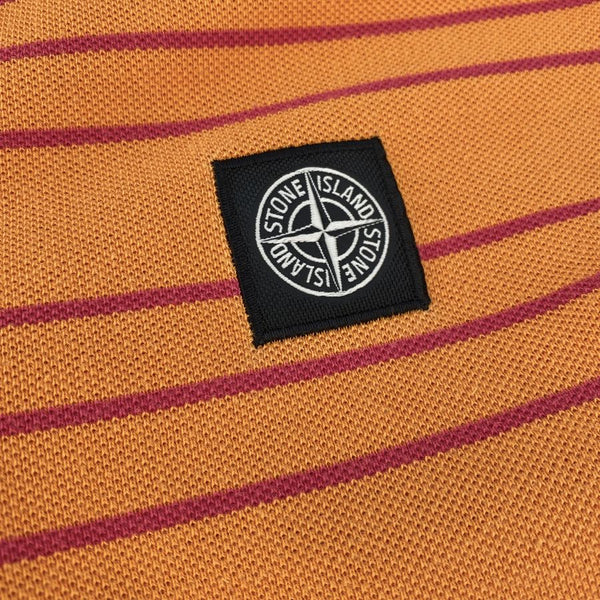stone island compass badge polo shirt