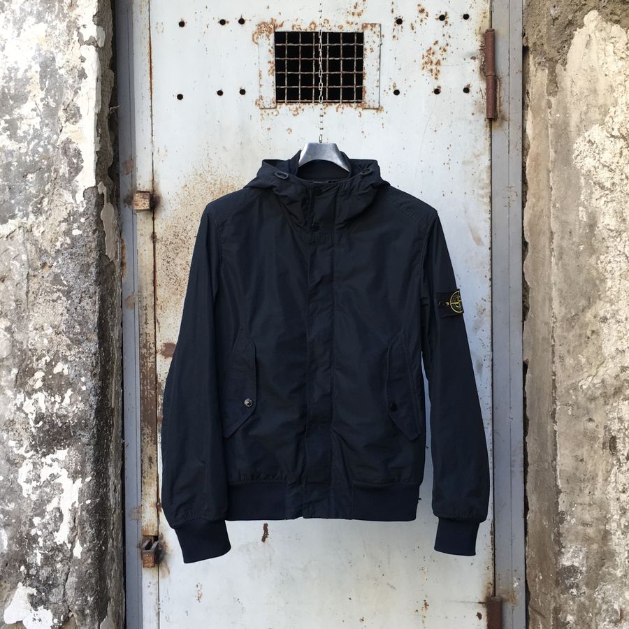 stone island micro reps hooded bomber jacket from 2015