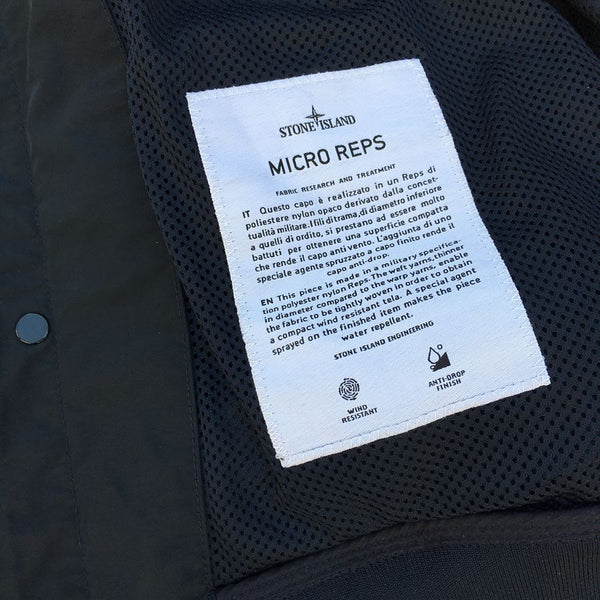 stone island micro reps label
