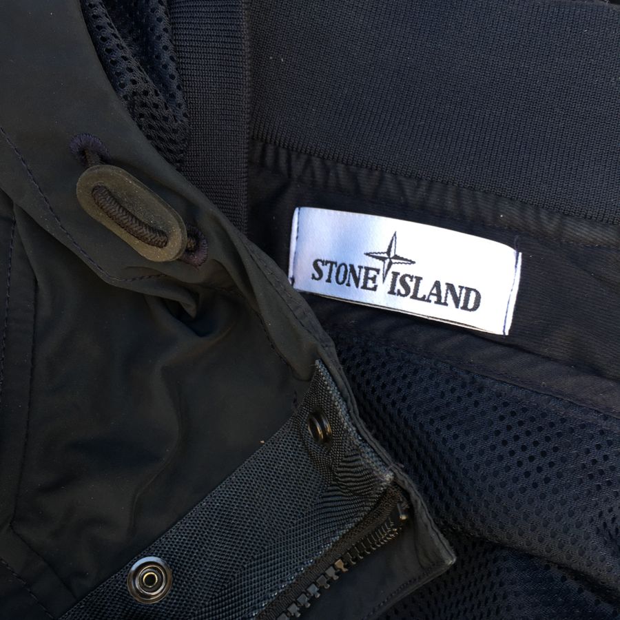 Stone Island SS 2015 Micro Reps Hooded Bomber Jacket (XS/S)