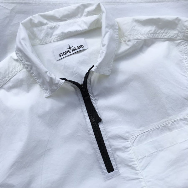 stone island tela paracadute stretch short sleeve shirt 2017