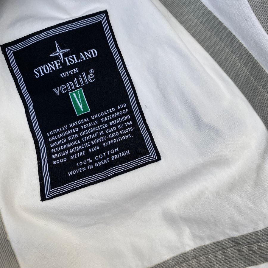 stone island ventile internal label