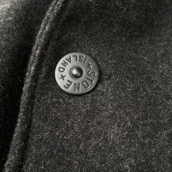 stone island matte finish button