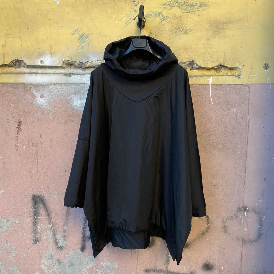 vintage cp company poncho in nylon by moreno ferrari