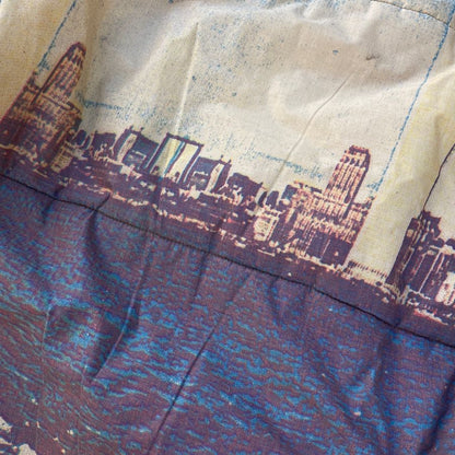 city view graphic on cp company jacket by massimo osti