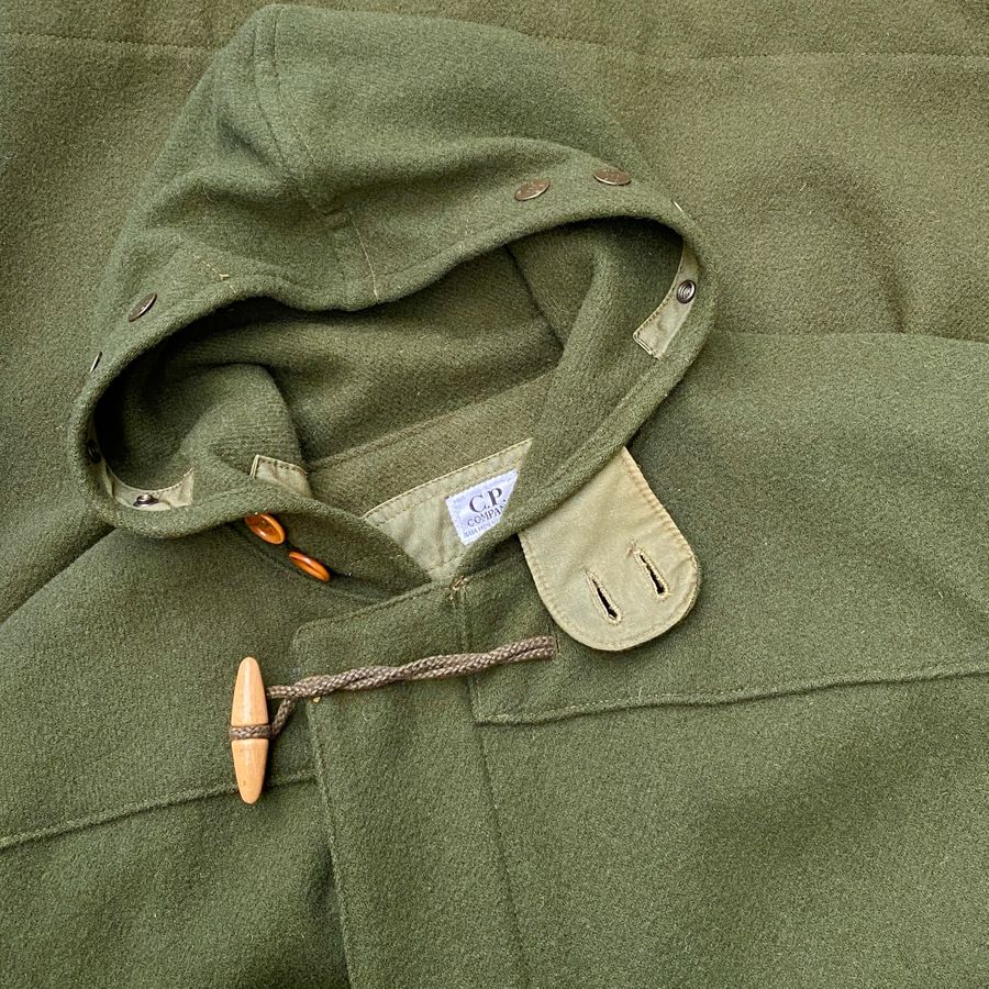 vintage cp company duffle coat by massimo osti 1989