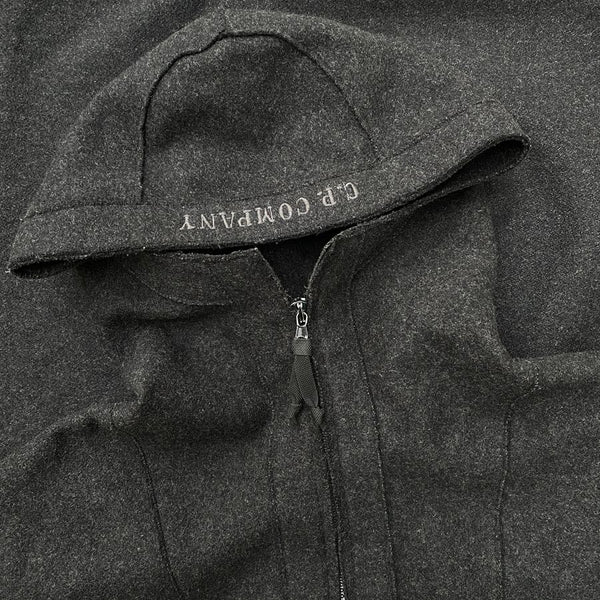 vintage c.p. company embroidered logo on hood 1998