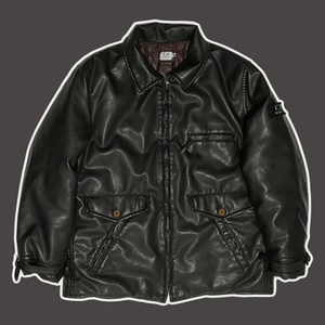 massimo osti designed faux leather jacket from 1993
