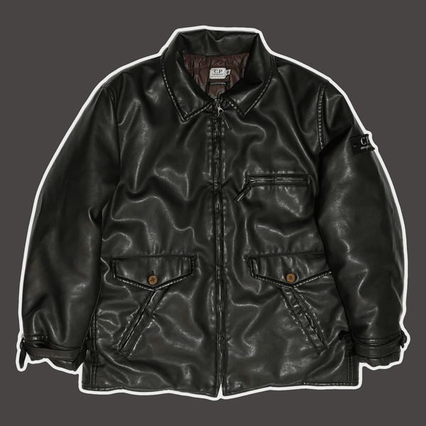 massimo osti designed faux leather jacket from 1993