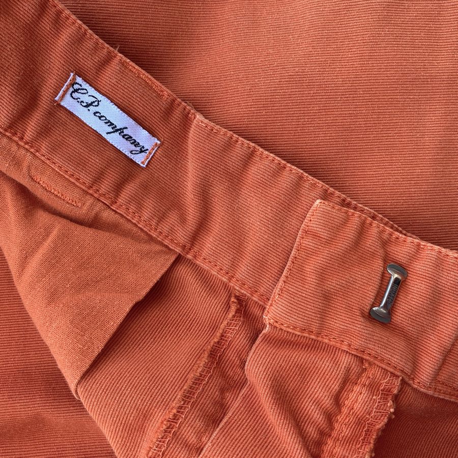 cp company internal label trousers