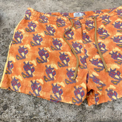 vintage cp company printed swimshorts