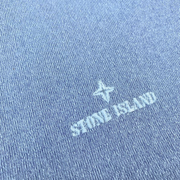 stone island vintage embroidered logo