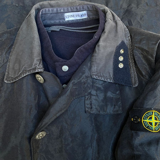 paul harvey designed stone island monofilament mesh jacket