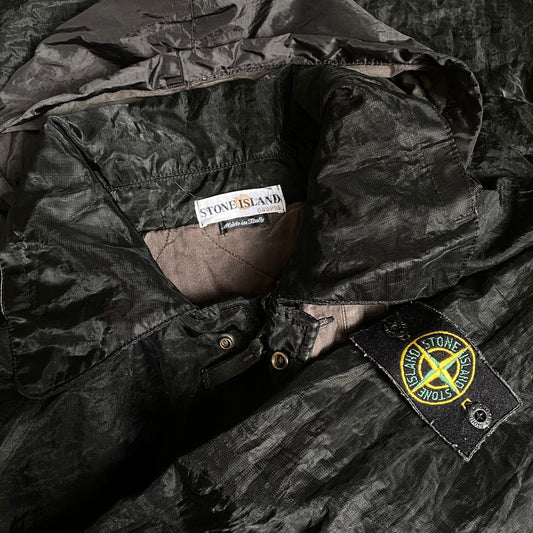 vintage stone island aw 2002 monofilament jacket by paul harvey