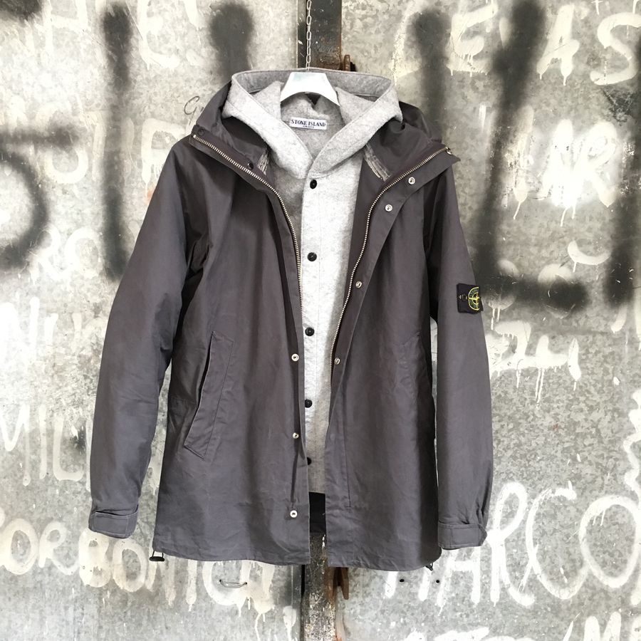 Stone Island AW 2004 Hooded Dual Layer Jacket (S)