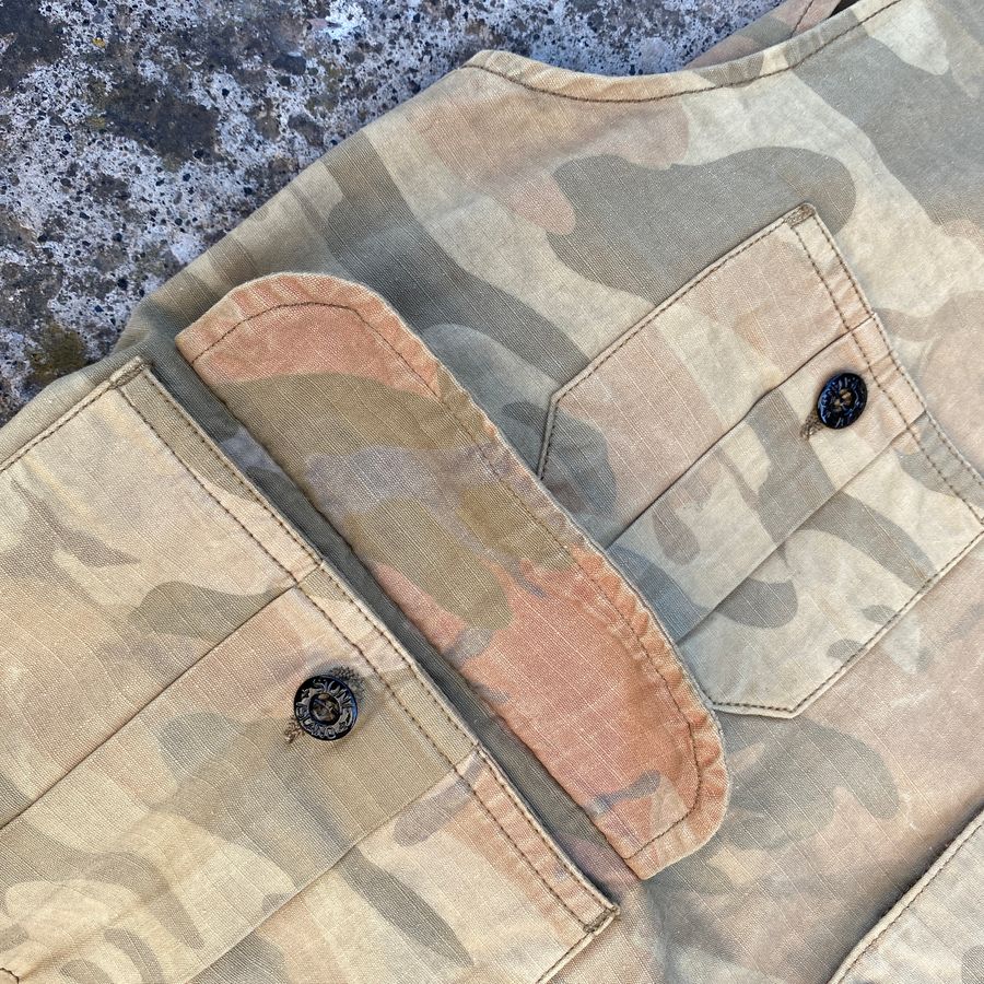 Stone Island SS '90 Ice Jacket Camouflage Vest (M-XL)