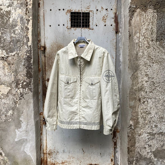 vintage stone island jacket laminated webbing by paul harvey