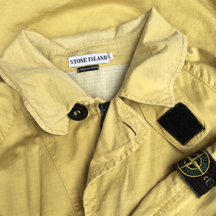 vintage stone island jacket from 1997 paul harvey